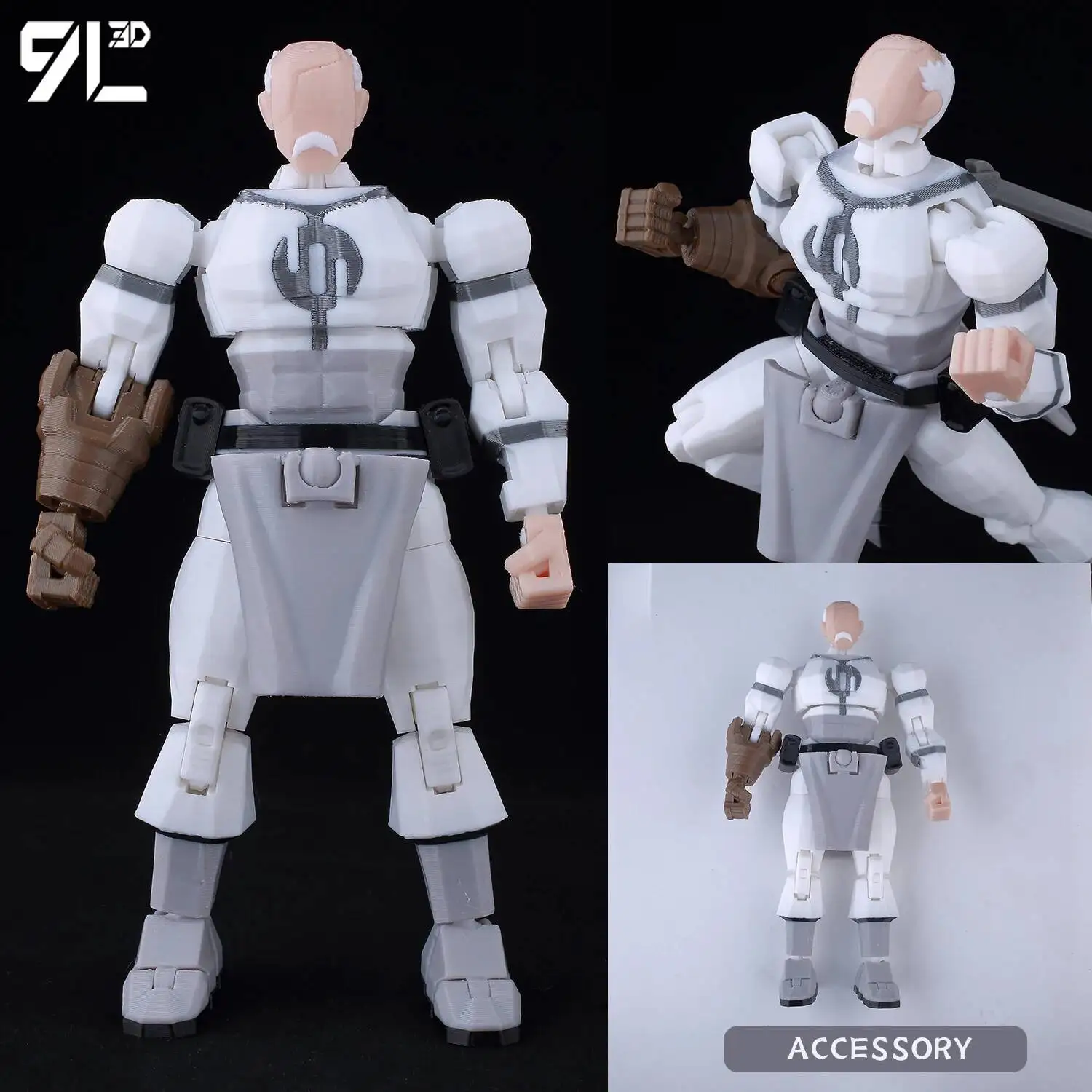 9L3D Onverslaanbare Slayer Daryl Dixon Lucky13 Actiefiguur Dummy13 Multi-articulerend verzamelmodel speelgoed Titan13 Verjaardagcadeaus T13 - afbeelding 1