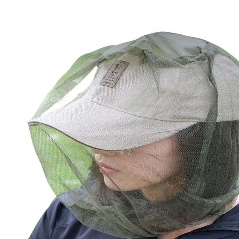 1/2/3Pcs Outdoor Mosquito Proof Sun Hat With Breathable Mesh Lightweight Fabric For Camping Hiking Fishing