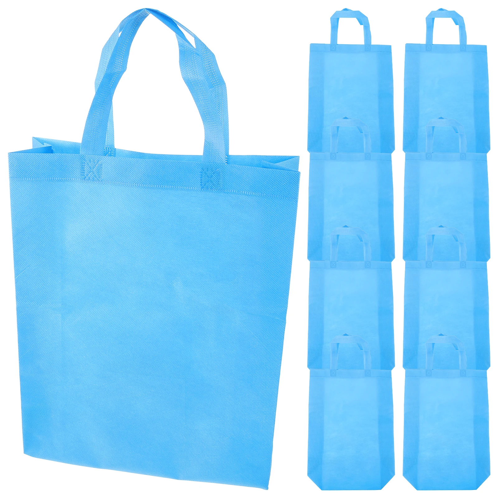 

12 Pcs Shopping Bags Grocery Bag Female 30x38x10cm Tote Portable Storage Daily Use Travel HikingReusable