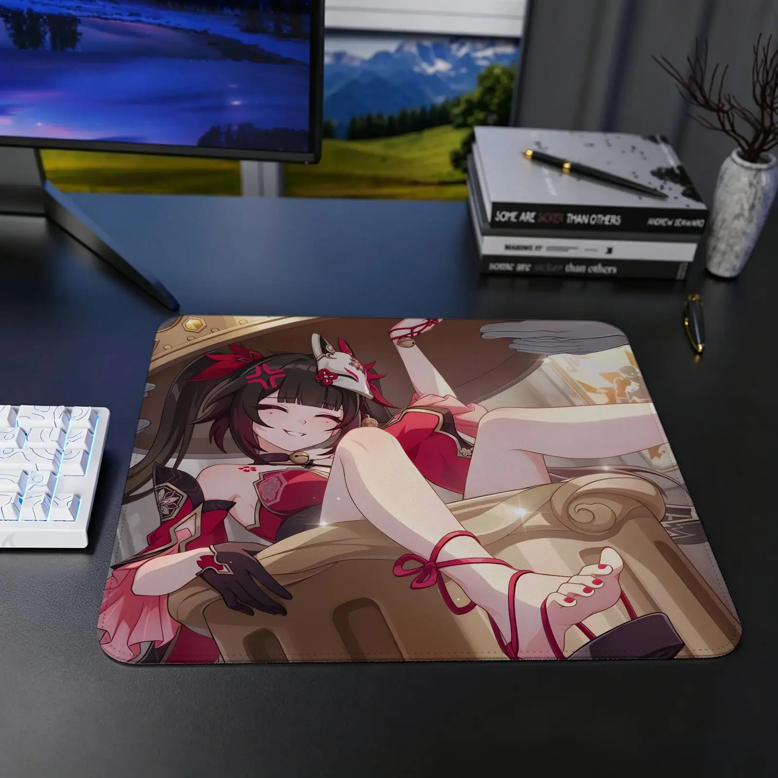 Honkai Star Rail Sparkle Mouse Pad Regular gaming mouse pad S/M/L size Office mouse pad Laptop desk mat Stitched edge mouse pad