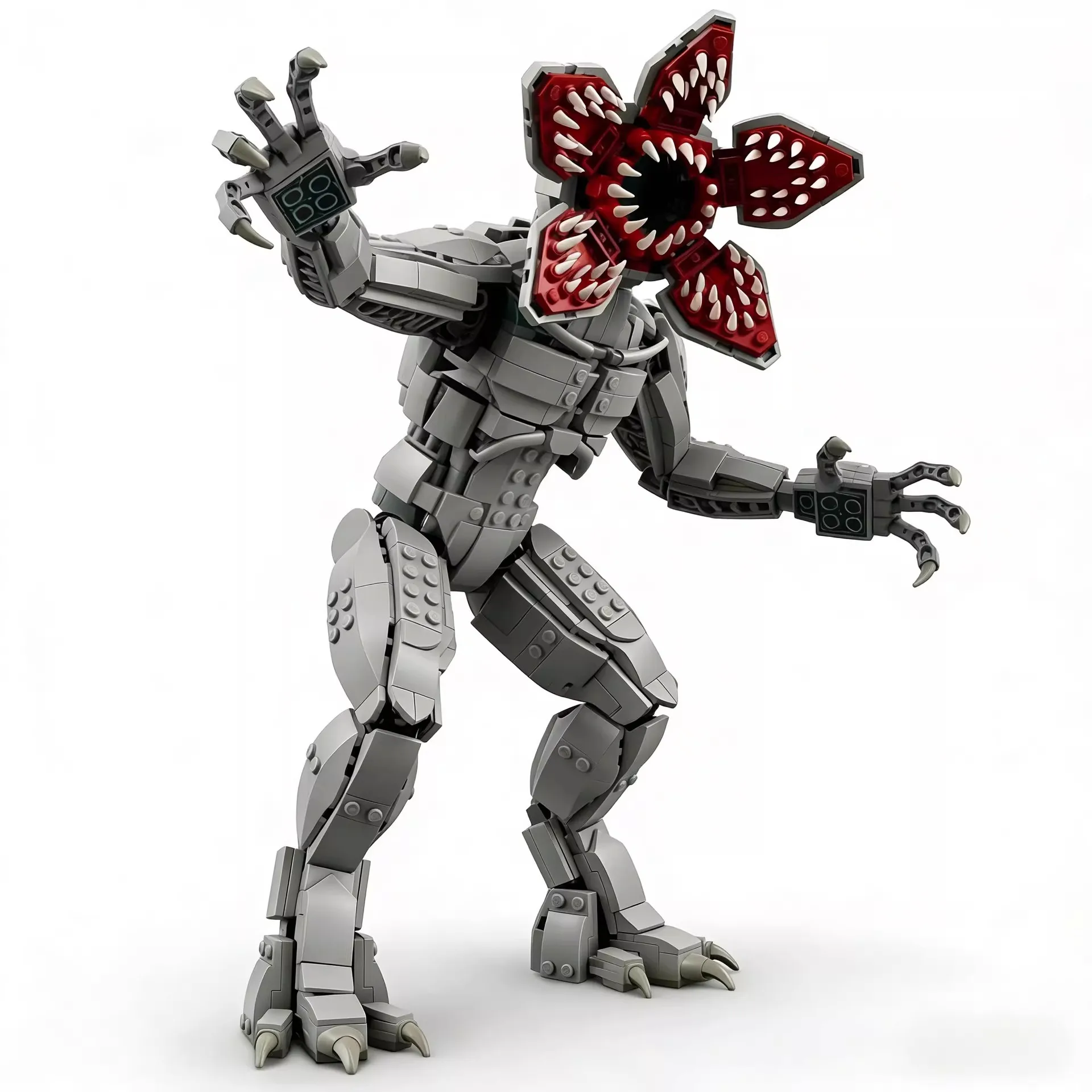 

2026 New Hit TV Inspired Giant Carnivorous Plant Vecna Demogorgon Building Blocks 3D Stereo Assembly Model Creative Toy Decor