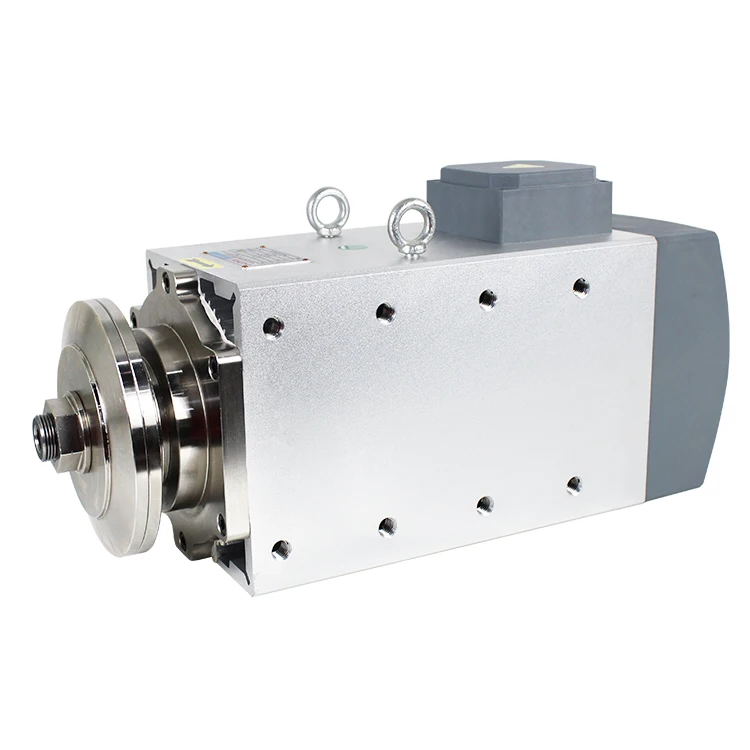 

High-power Air Cooling square Shape Cnc Motor Spindle 3KW 11W 50HZ 3000RPM Cutting Spindle Motor for Stone, Thick Metal Cutting
