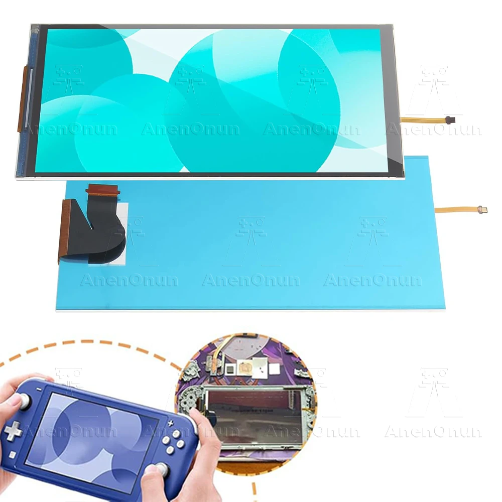 LCD Screen Replacement for Switch Lite Console 5.5" Display Screen LCD Panel Malfunction or Damage Repair Part(No Touch Screen)