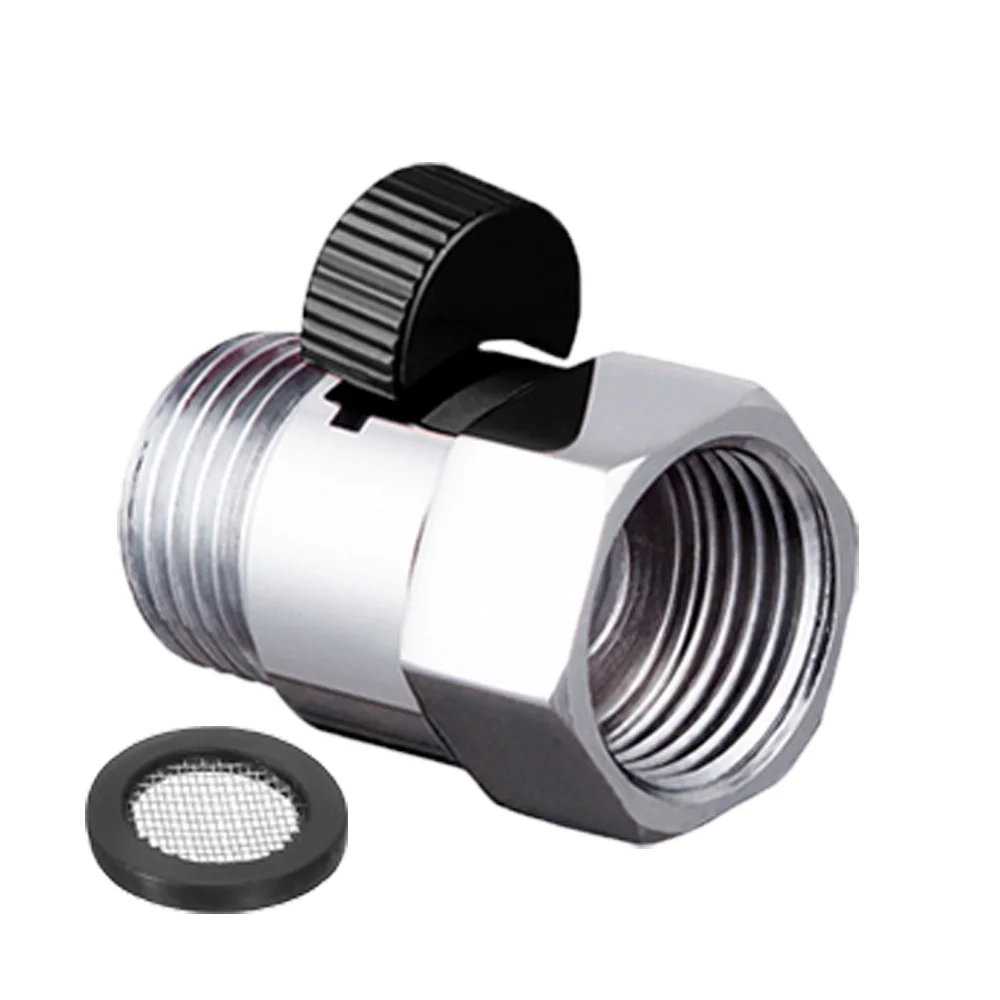 

1 шт. G1/2 переключающий клапан для душа, твердый латунный запорный клапан для распылителя для биде или насадки для душа, аксессуар для водопроводного крана для ванны