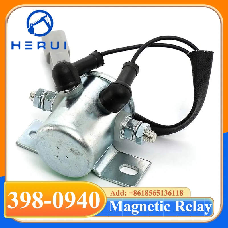 Excavator Parts E320D E325CL E330CL Excavator Heater Relay Switch Magnetic Relay 3980940 398-0940 223-4453