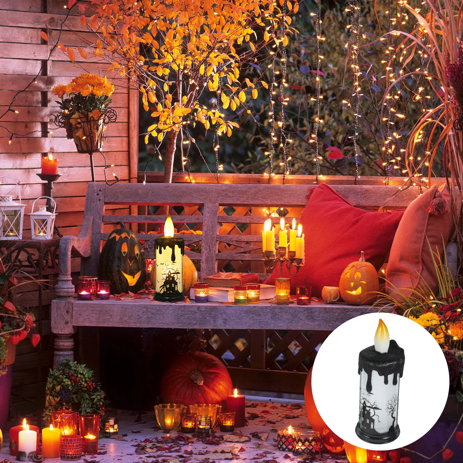 

Glowing Atmosphere LED Halloween Decor Decorative Light Props Electronic