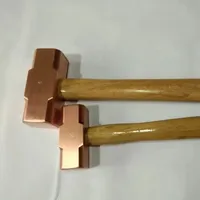 Multifunction Red Copper Hamme Construction Tools Copper Large Copper Hammer,carpentry Tools and Accessories Geology Work Tools