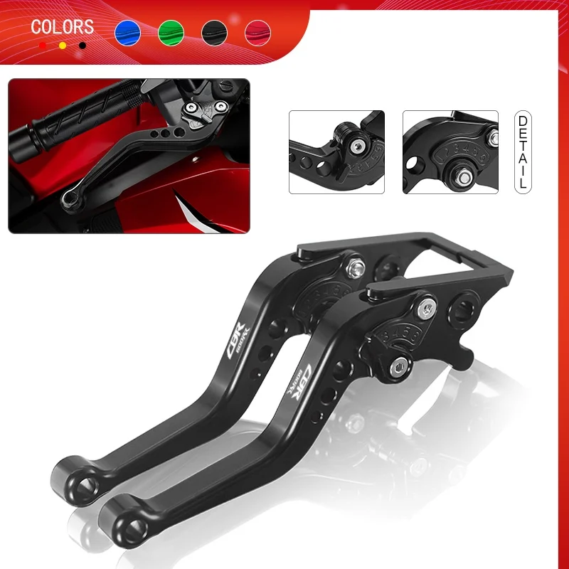 

For CBR600RR 07-25 CBR1000RR FIREBLADE SP 08-19 Adjustable Handle bar Lever Grips Short Brake Clutch Levers cbr600rr cbr1000rr