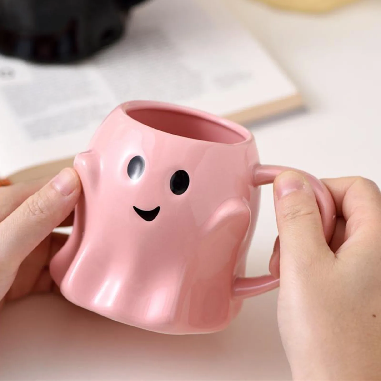 

Creative Halloween Cute Mug Hand-painted Suitable For Halloween Party Scene Decoration Cup Household Drinking Set Halloween Gift