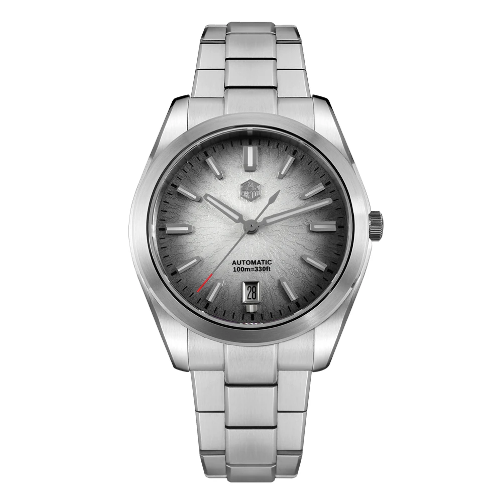 San Martin Originele GADA 36/39/42mm JianZhan Wijzerplaat Mannen Horloge Miyota 9015 Self-Wind BGW-X1 10Bar Saffier Reloj SN0144GS/X/L-3/4 - afbeelding 2