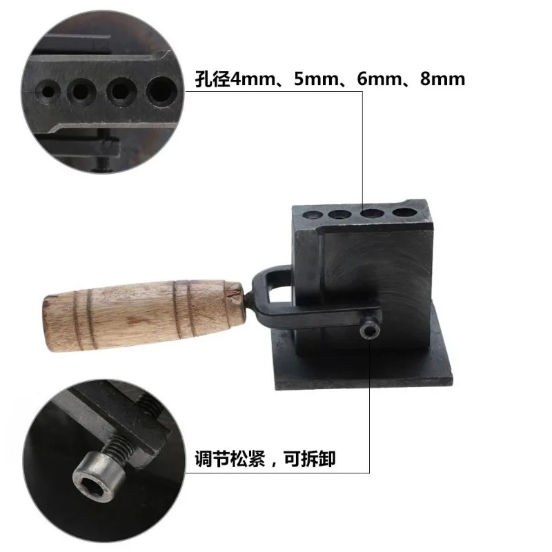 Wood Handle European Style Oil Groove Casting Mold, For Gold Silver Bangle & Ring Molding Jewelry Goldsmith Craft Tool