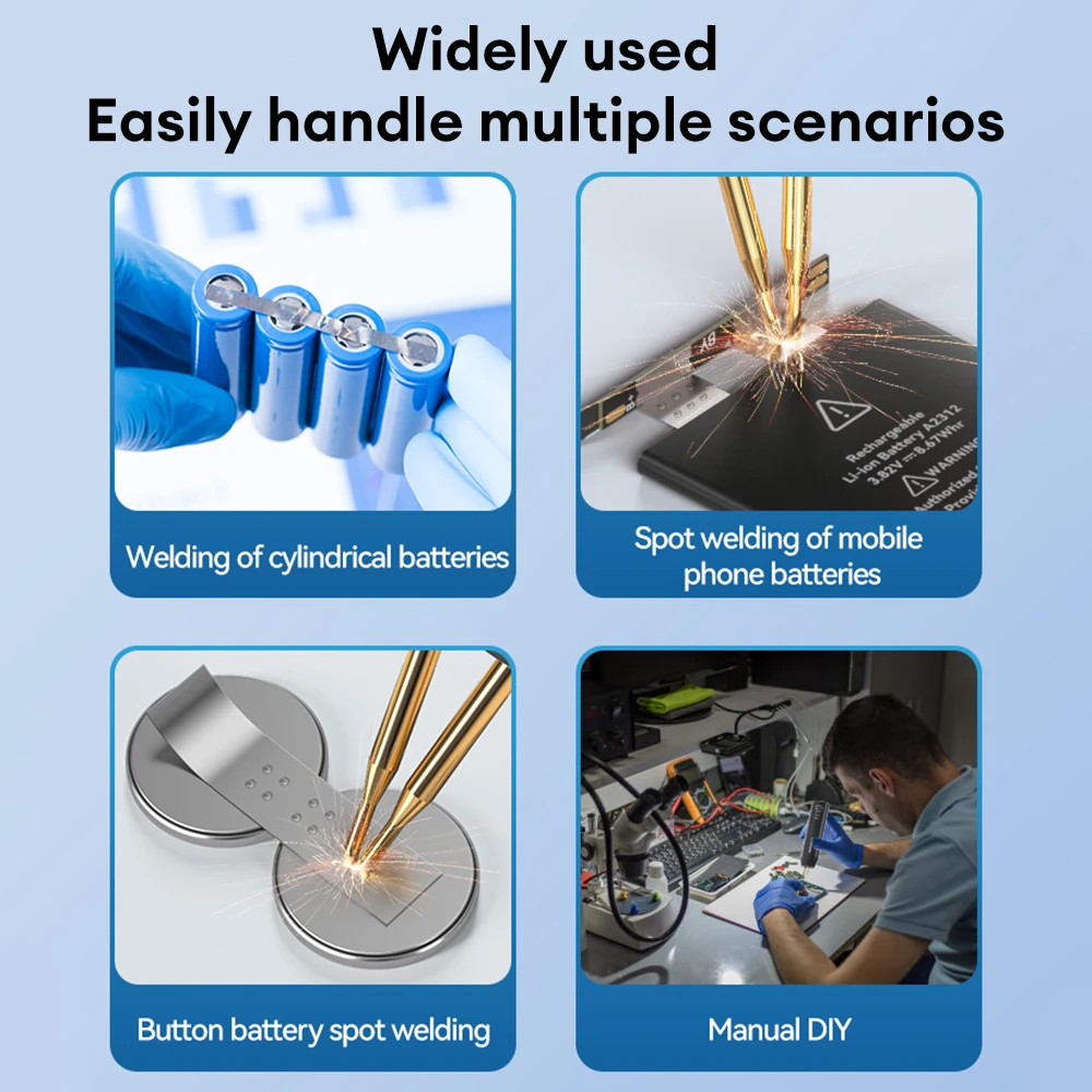 18650 Macchina di saldatura manuale della saldatrice del punto della batteria al litio Saldatore elettrico manuale automatico per la batteria