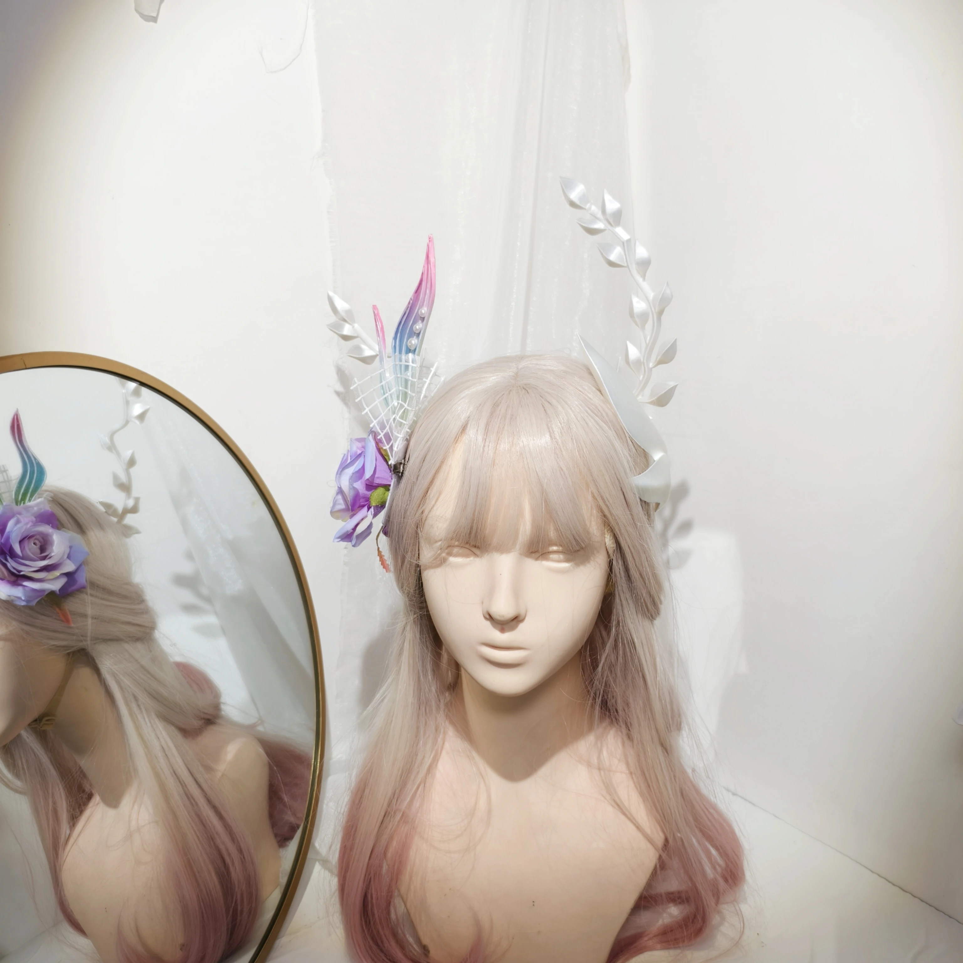 Game Honkai: Star Rail Cyrene Cosplay Prop Headwear Ripples of Past Reverie Halo Props For Hallowmas Party Adult Women Men