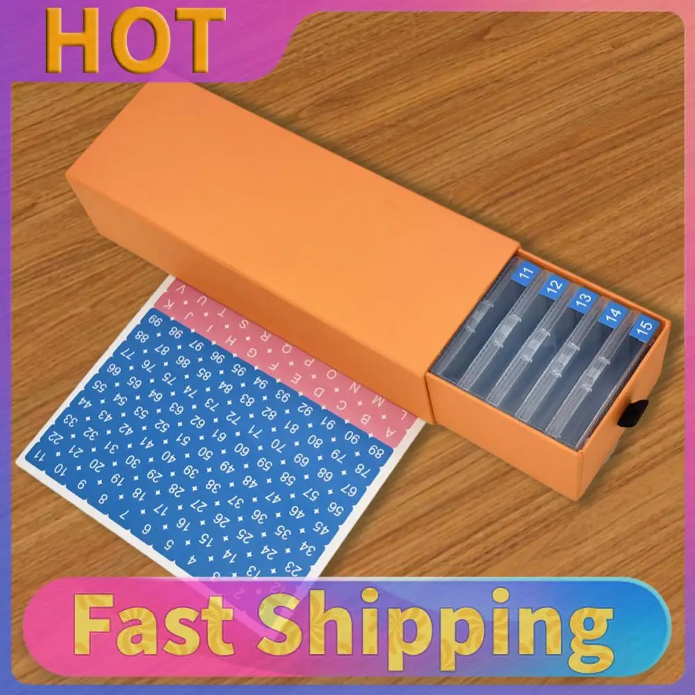 

Набор аксессуаров для алмазной живописи (15/30/45 шт.) с крышками: лотки для хранения и подставки для алмазной мозаики