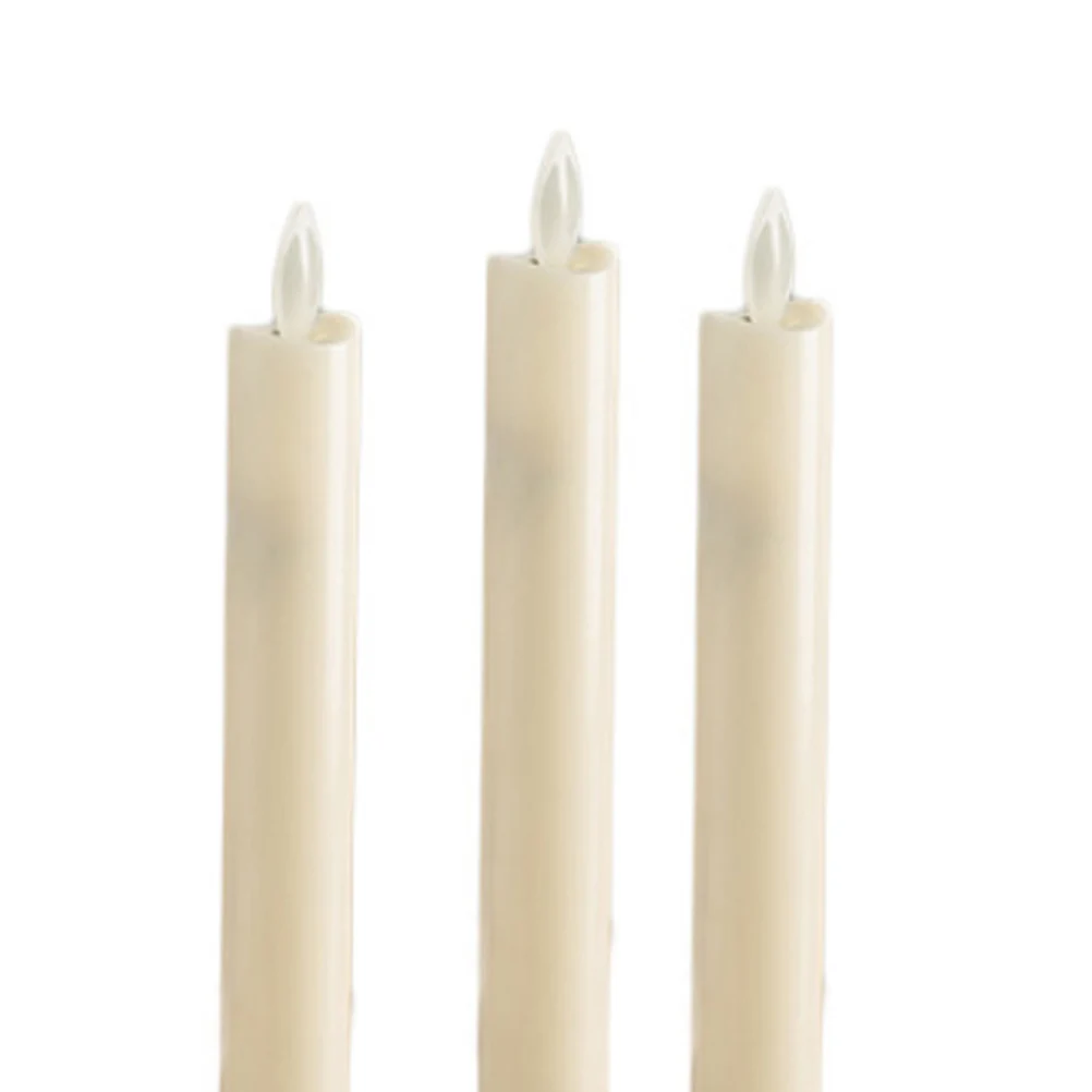 

1 Pair of Electric LED Long Rod Lamp Swing Simulation Light Lamp Golden Bottom Yellow Rod Pattern