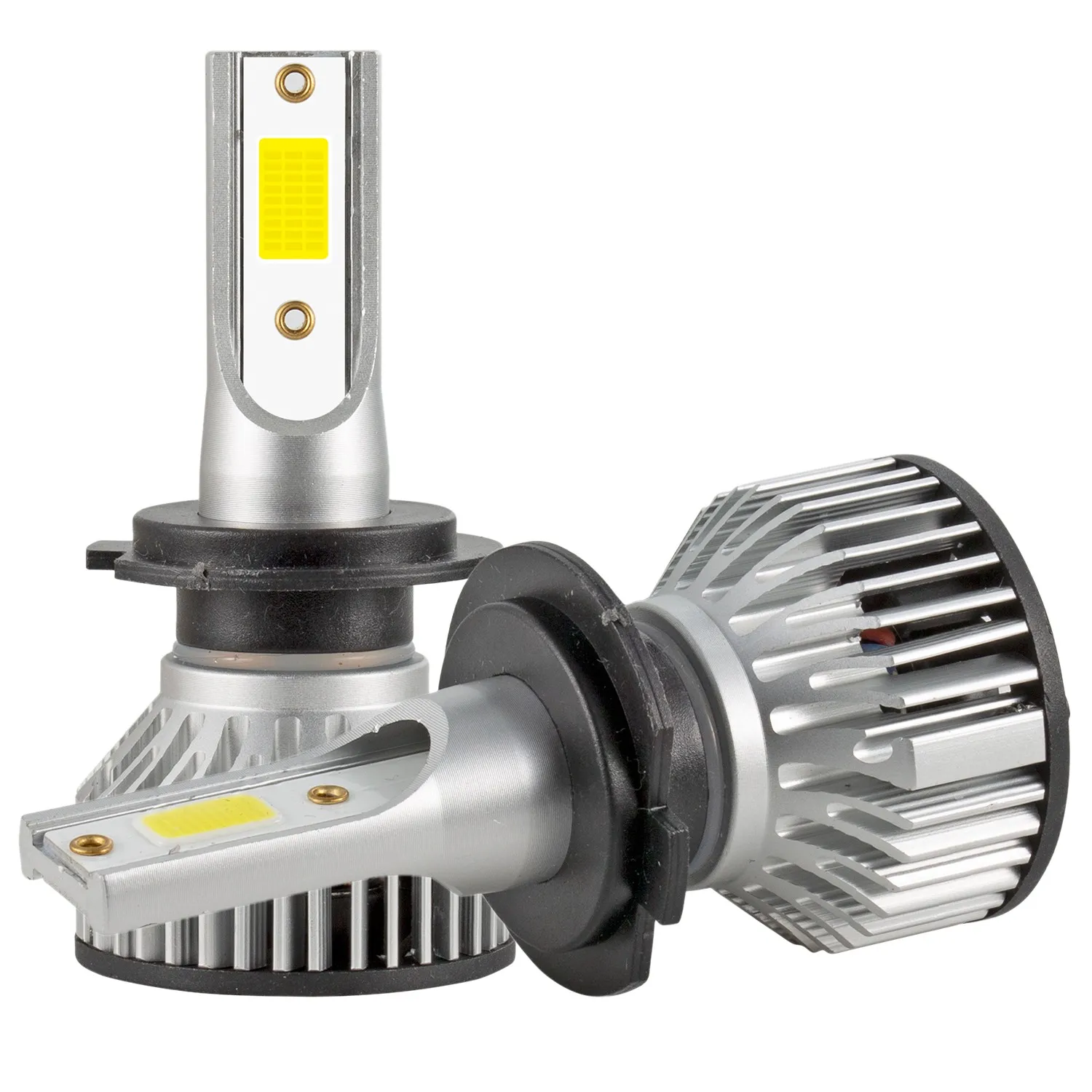 Farol LED High Low Beam Kit, lâmpadas brancas, H7, 4000W, 30000LM, 2 pcs