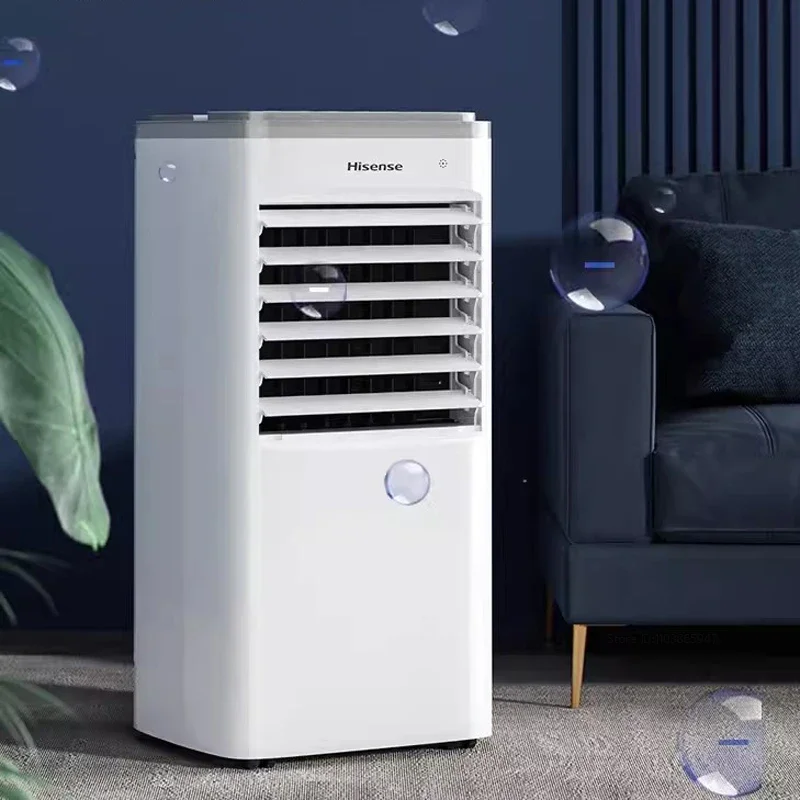 Ventilatore portatile per aria condizionata raffreddamento ad acqua e ghiaccio ventilatore elettrico per uso domestico piccolo condizionatore d'aria Mobile raffreddato a un solo