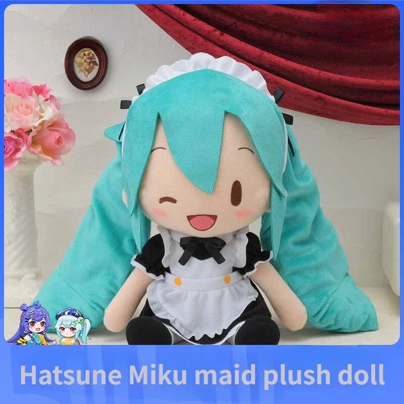 

2023 New Sega VOCALOID Hatsune Miku Animation Surrounding Maid Plush Dolls Cute Toys for Girls' Birthday Christmas Gifts