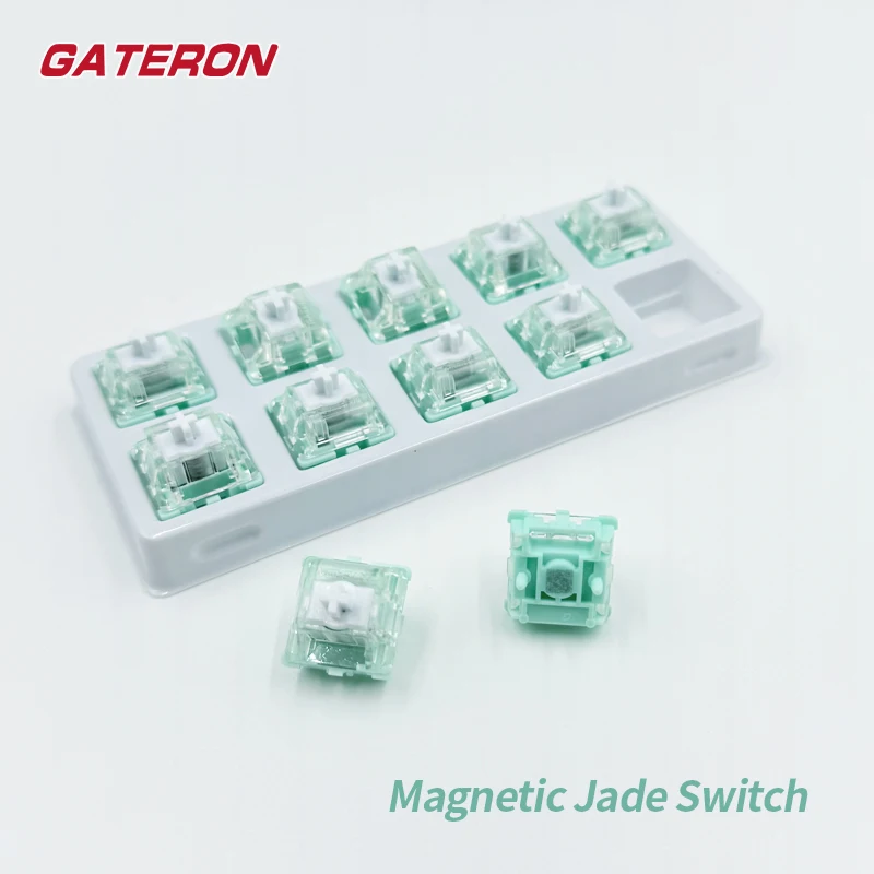 Gateron Magnetic Jade Switch KS-20 SMD RGB Linear DIY Customized Mechanical Keyboard Hall Sensor Free Setting Pre Travel