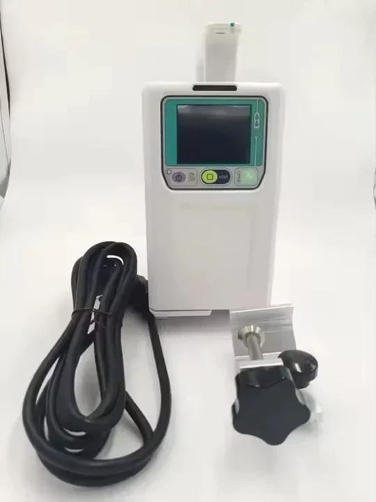 SYS-6010 المزدوج وحدة المعالجة المركزية 1-قناة مضخة التسريب 2-قناة إنذار عملية عرض شاشة تعمل باللمس ل التمريض واقية #6