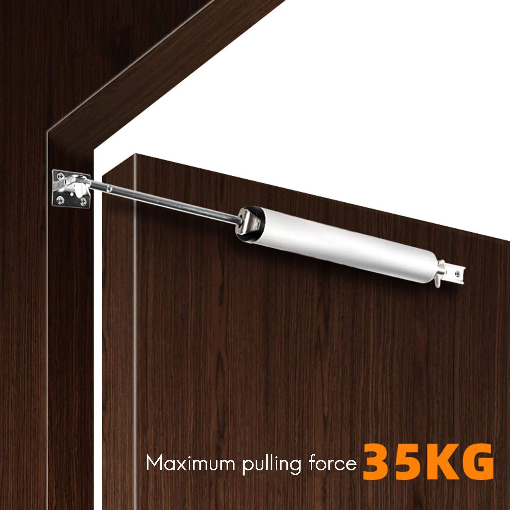 A95G Simple Door Closer Silent Pneumatic Hydraulic Buffer Automatic Household Door Closing Artifact Furniture Hardware