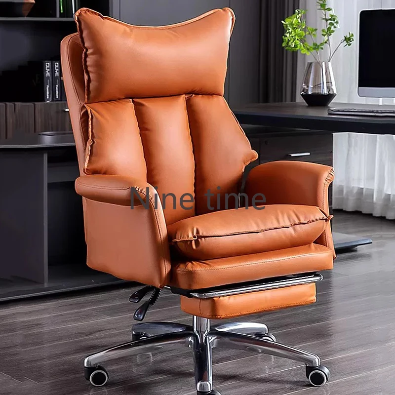 Boss Armchair Office Chairs Relax Foot Rest Massage Ergonomic Computer Chair Gaming Pillow Sillas De Espera Library Furniture