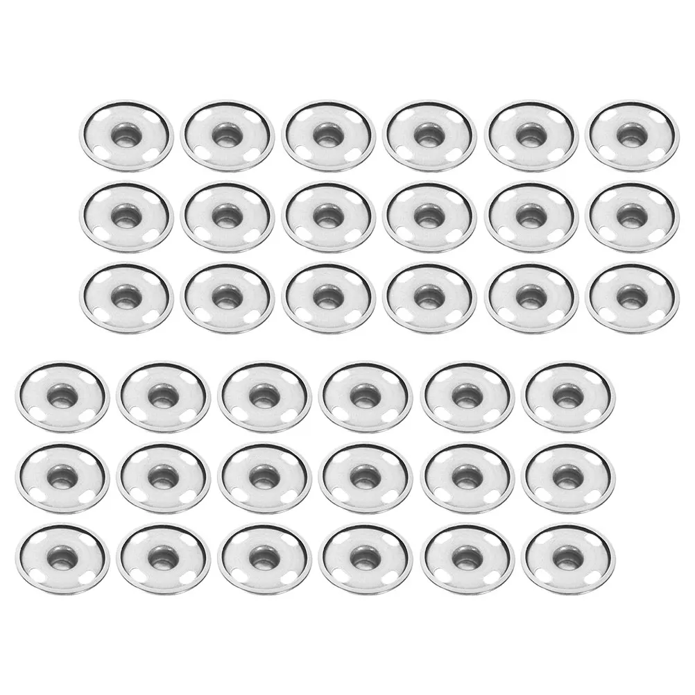 

50Pcs Invisible Brass Snap Buttons Sew on for Clothing 17Mm Seamless Shirt Pants Dress DIY Fasteners Replacement Snaps Fabric