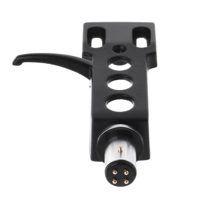A01K-1 PCS Phono Turntable Headshell Mount Phono Cartridge Phonograph Head Holder Stylus Lead Wire Black For LP Disc Record Play