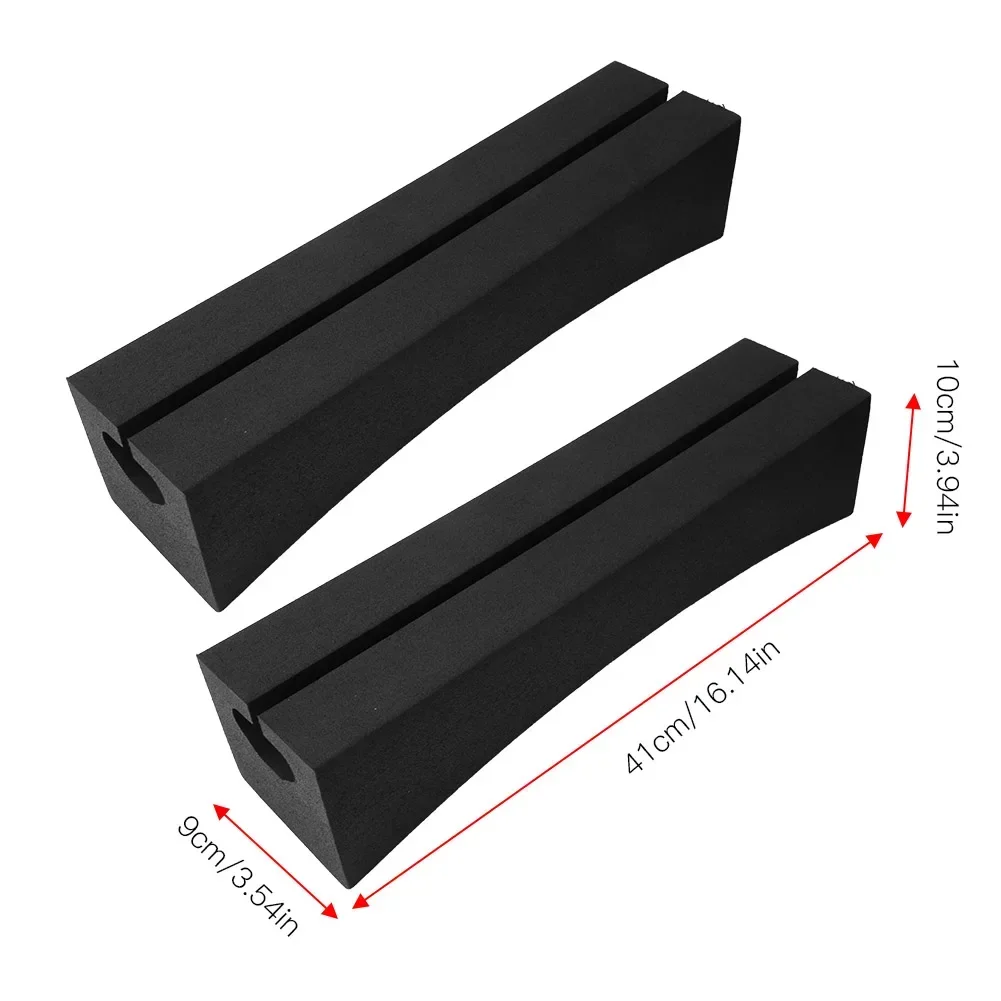 One Pair Outdoor Portable EVA Soft Oval Car Roof Racks Bars For Surfboard Kayak Stand Up Paddle