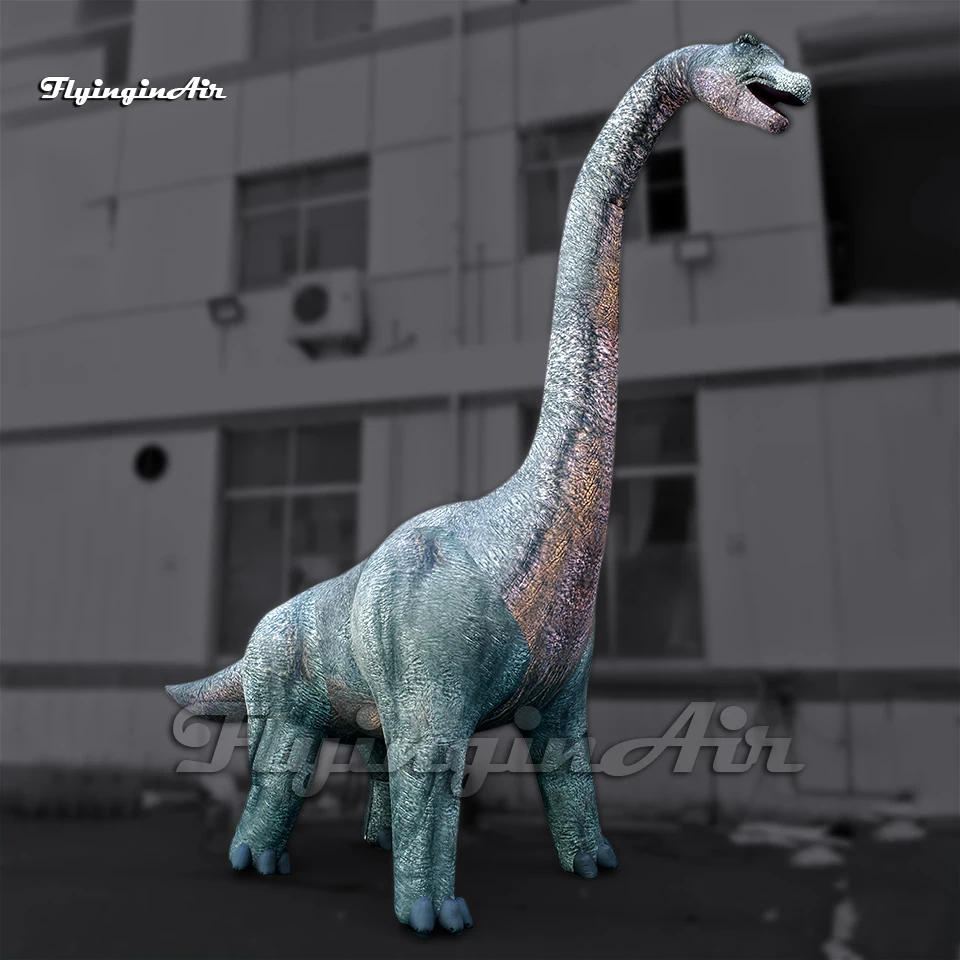 6m/10m Large Inflatable Brachiosaurus Air Blow Up Jurassic Park Dinosaur Balloon With Long Neck For Park Decoration