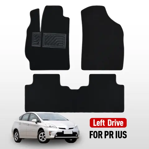 2010-2015년형 Toyota Prius 맞춤형 방수 바닥 매트 – 자동차 액세서리