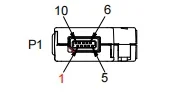 IX A Stecker auf RJ45 Stecker Kabel CAT6A Industrielles Ethernet-Netzwerkkabel Hochflexibles Automatisierungskabel für Maschinenvision – Detail 1