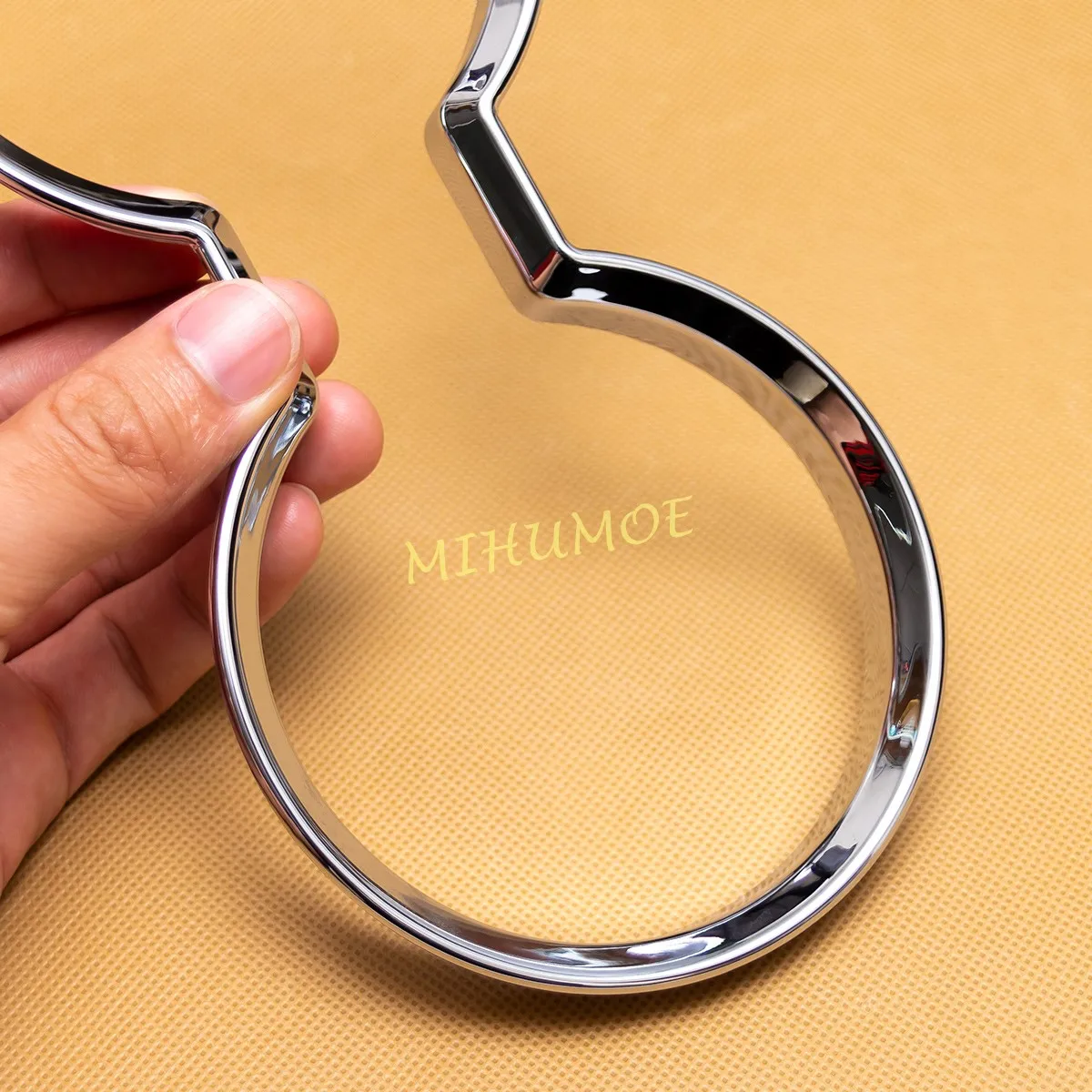 لنيسان X-Trail XTrail T33 2023 2024 2025 الداخلية سيارة الجبهة حامل الكأس غطاء الزخارف كروم لامع