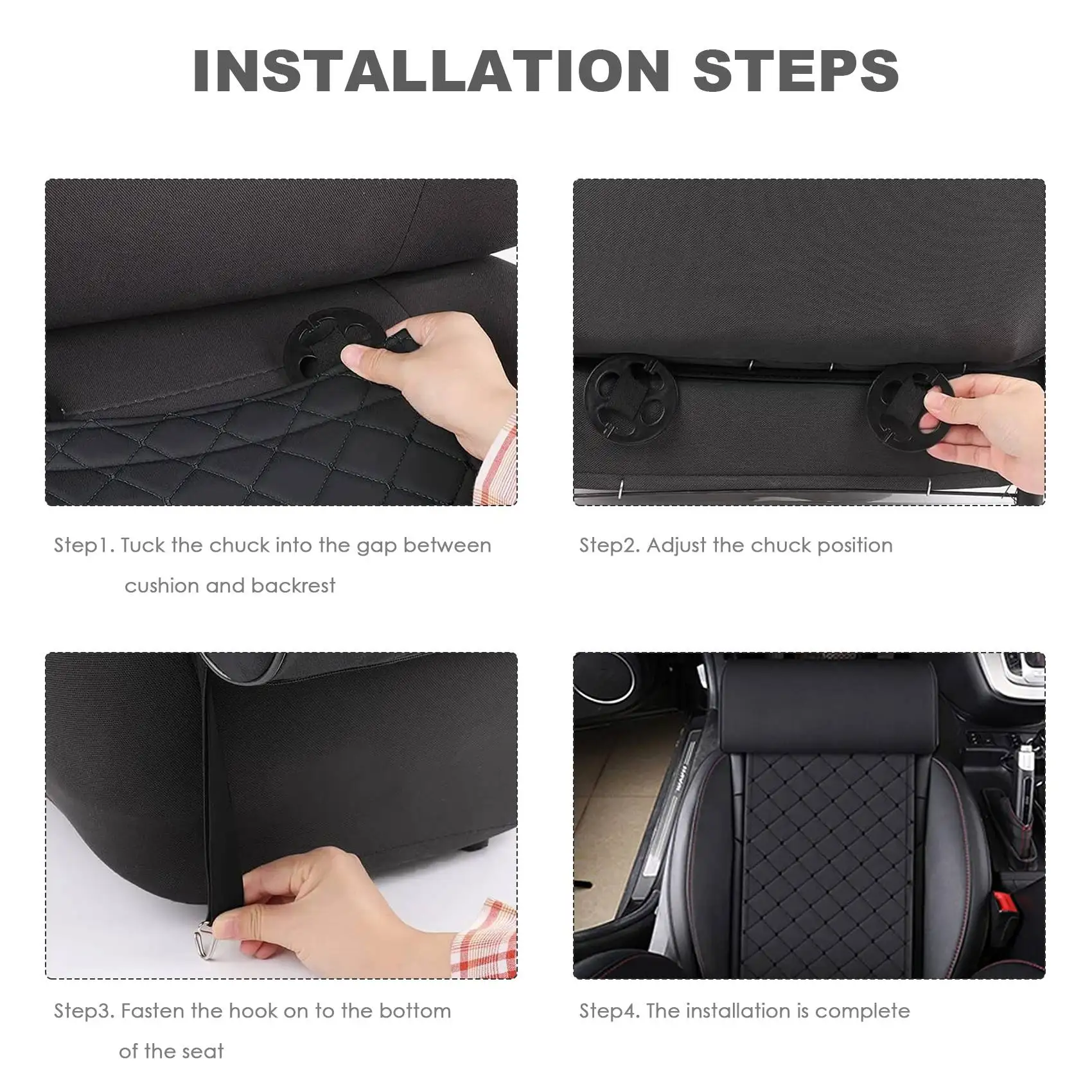 

Automobile Seat Leather Leg Pad Support Extension Mat Soft Foot Support Leg Leather Cushion Knee Pad Memory Universal-A02G
