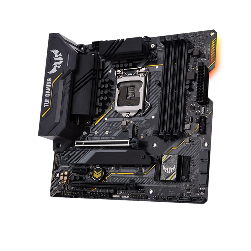 ASUS TUF GAMING B460M-PLUS Intel B460 Placa-mãe Micro ATX para LGA 1200 CPU I5 10400F 10600K I7 10700K i310100 DDR4 M.2