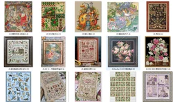 Cross Stitch Set Counted Cross Stitch Set, Cross Stitch Kit 28ct 11ct 14ct 32ct Metallic aida Fairy Tale Calendar 52-63
