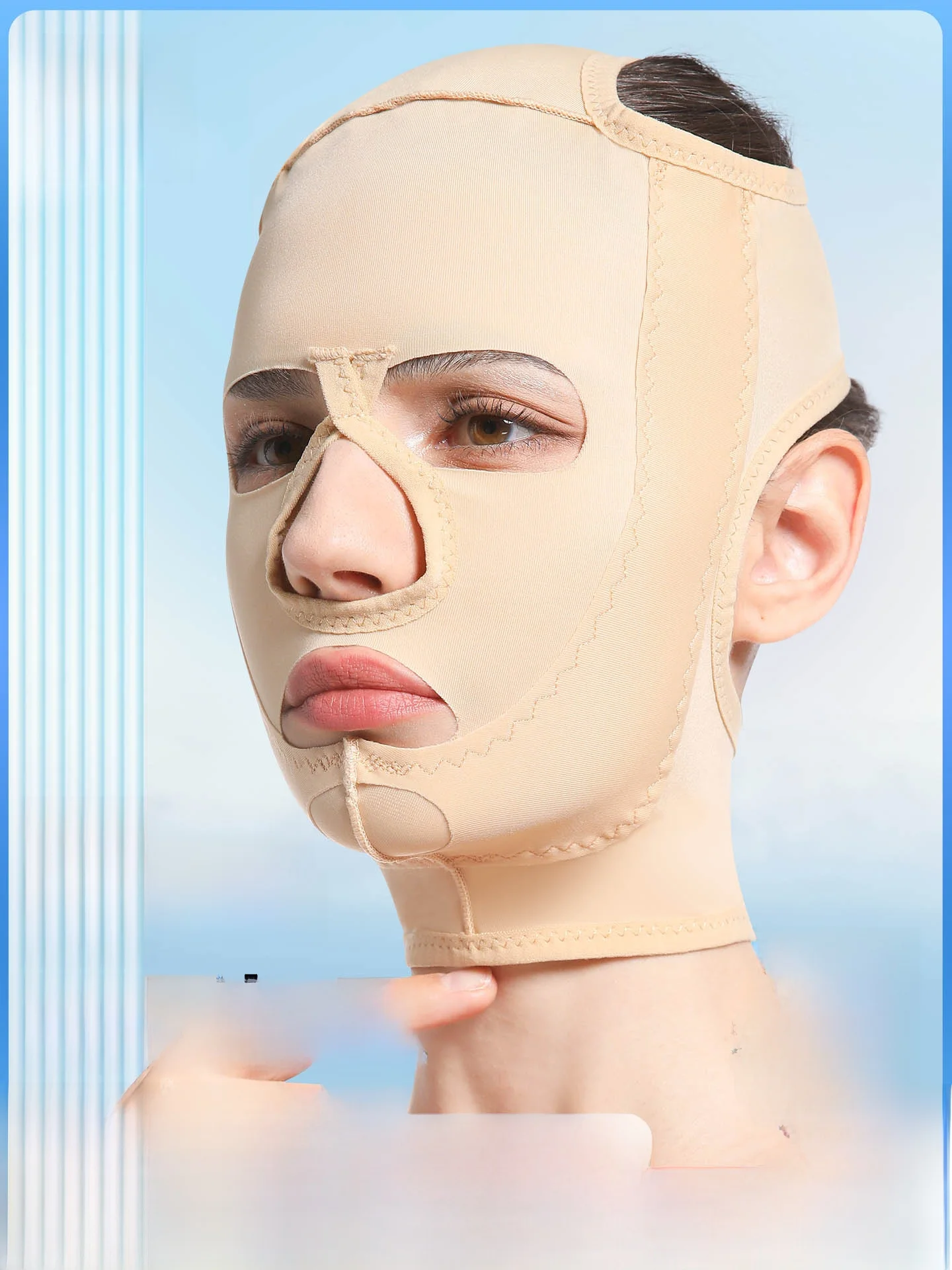 masque-de-lifting-facial-pour-soins-esthetiques-medicaux-post-operatoire-pour-le-raffermissement-du-menton-et-la-reduction-du-double-menton-en-tissu-composite-de-nylon