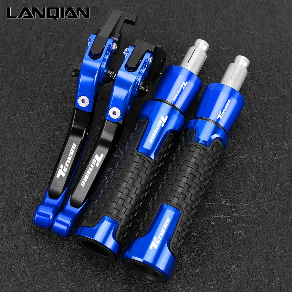 Brake Clutch Levers 22MM 24MM Handlebar Knobs Handle Grips Ends For YAMAHA XT600Z XT600ZE XT600E XT600Z XT600ZE XTZ660 TENERE