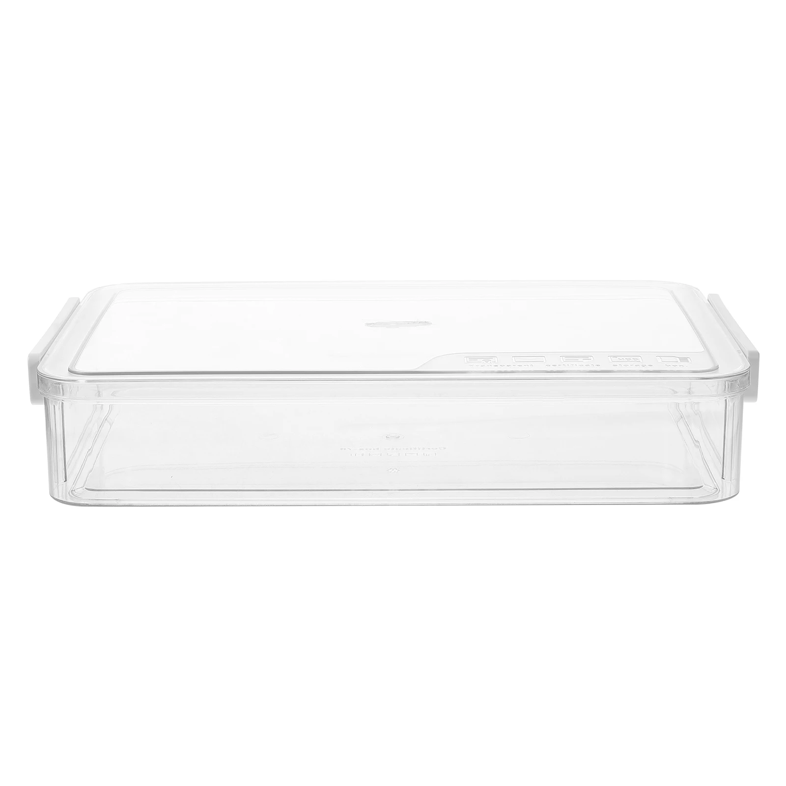 

Clear Box Multi-Function Desktop File Organizer Stackable Document Storage Box Transparent Wear-Resistant File Container For