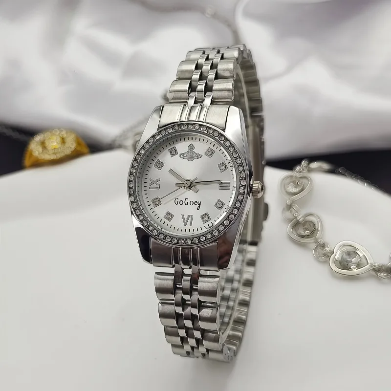 Luxury Women Business Watch Women's Brand Authentic Round Quartz Watch Workplace Light Gift Girlfriend Reloj Mujer Dropshipping