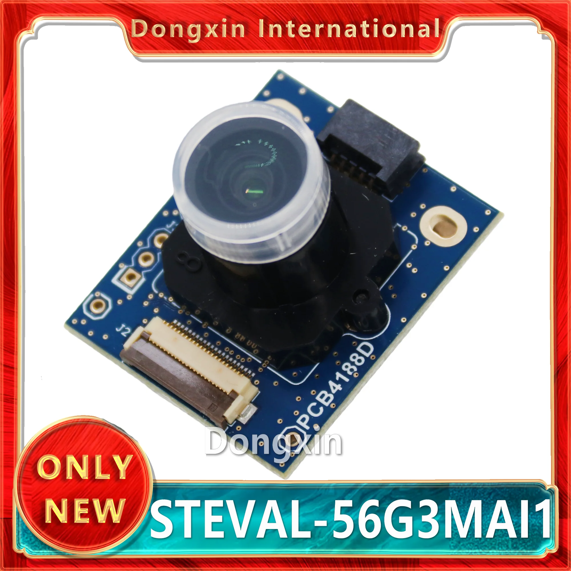 

STEVAL-56G3MAI1 VD56G3 S-Board: MIPI CSI-2 kit for integrating VD56G3 image sensor on MPU and MCU boards