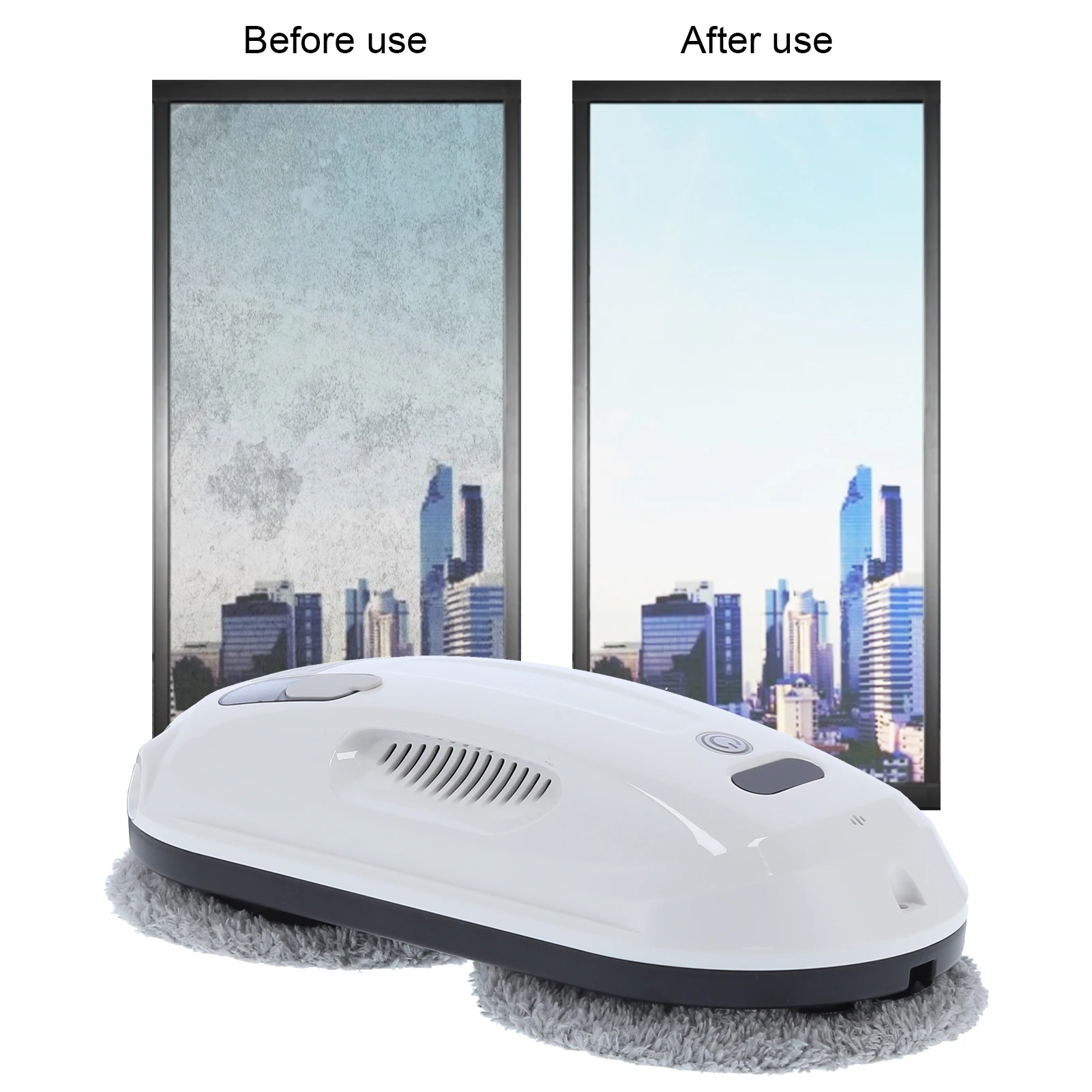 Window Cleaner 100-240VAC 4min/㎡ Intelligent Window Cleaning Robot Wireless Remote Control Wiping Machine for Home Use 100‑240V