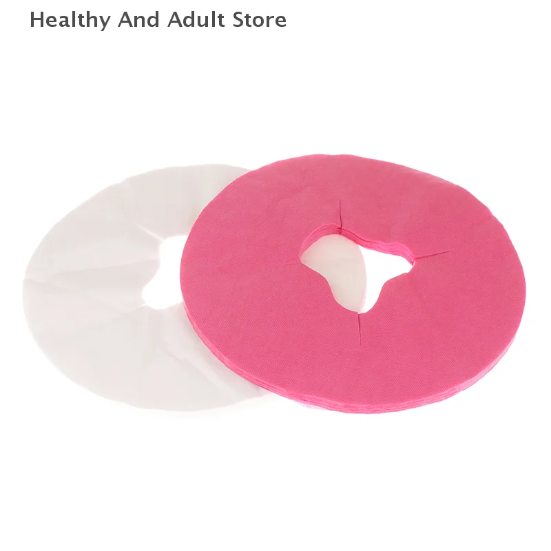 100pcs Spa Salon Disposable Massage Face Rest Cushion Covers Cradle Sheets Headrest Pillow Paper Massage Face Cradle Table Cover
