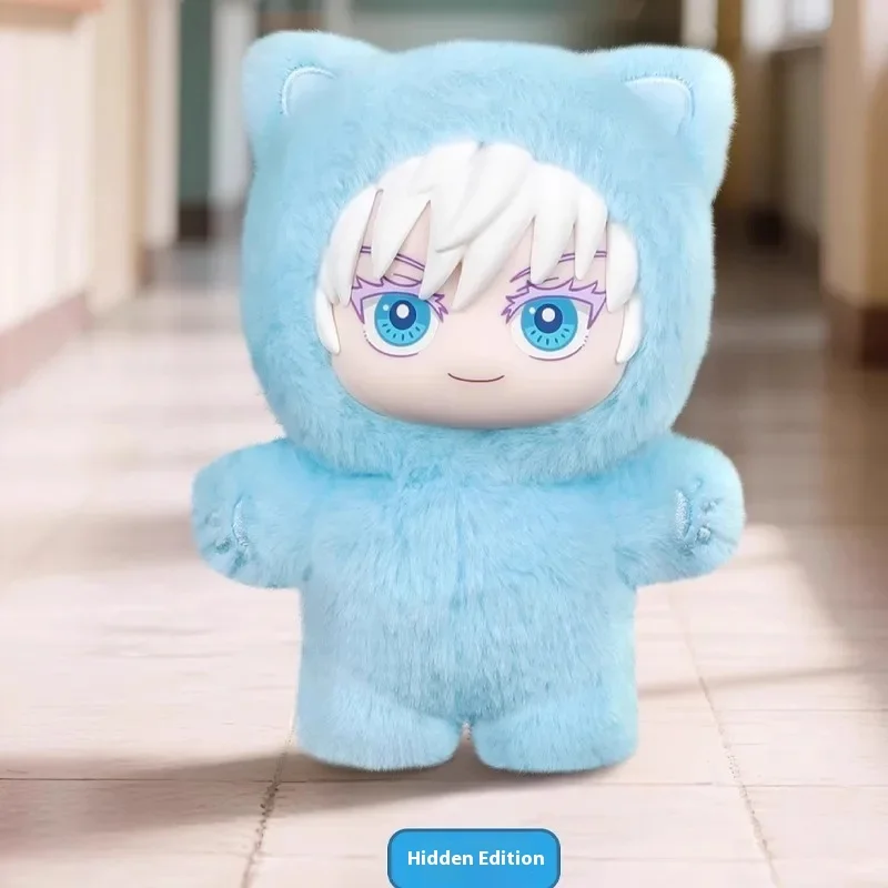 نوفو الأصلي Jujutsu Kaisen القط الأذن دمية فينيل سلسلة صندوق أعمى صندوق غامض Kawaii أنيمي الشكل لعبة الديكور جمع هدية
