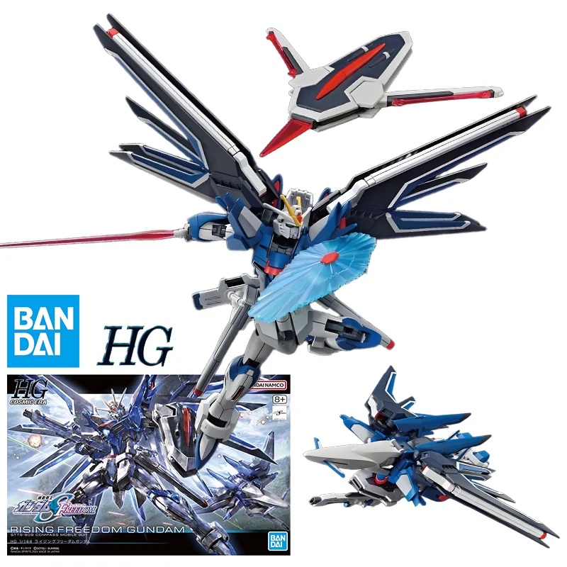 

Bandai Original SEED Freedom STTS-909 Rising Freedom Gundam Assembly Model Action Figures Toys Collectible Gifts for Children