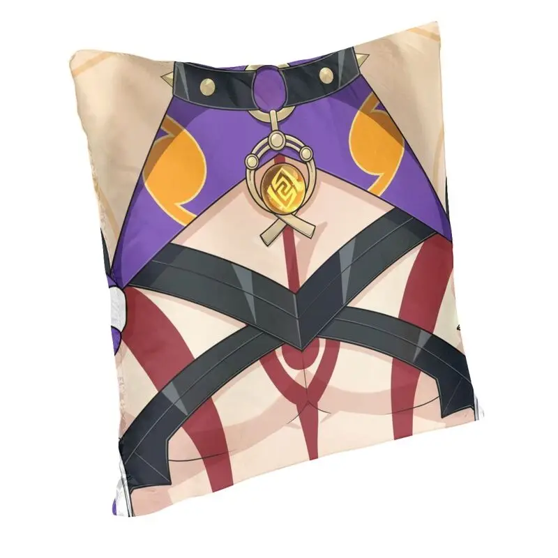 Arataki Itto Genshin Impact Cushion Cover Sofa Home Decor Square Throw Pillow Case 40x40cm