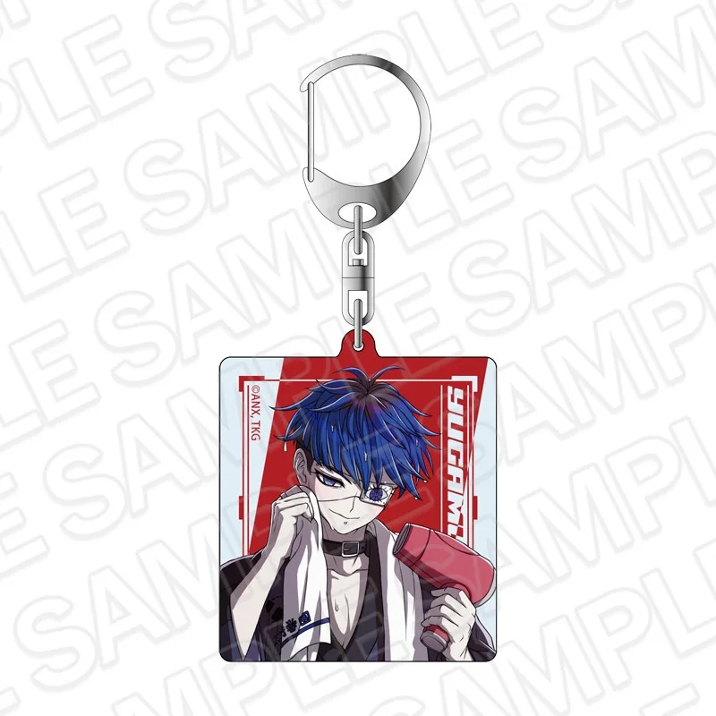 Game The Hundred Line -Last Defense Academy 6cm Acrylic Pendant Keychains Bag Decorations Accessories Goods Collection