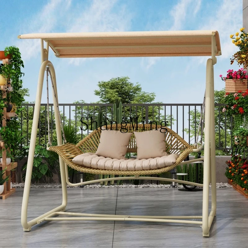 

DHY swing outdoor courtyard hammock chair indoor hammock balcony family villa double rocking chair