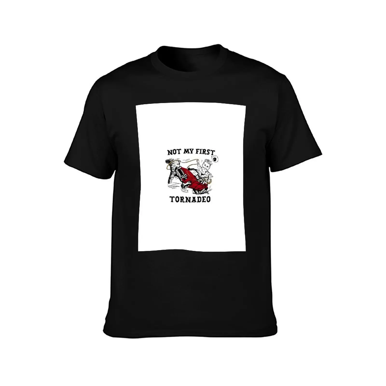 Glen Powell Not My First Tornado T-Shirt Summer Casual Loose T-Shirt