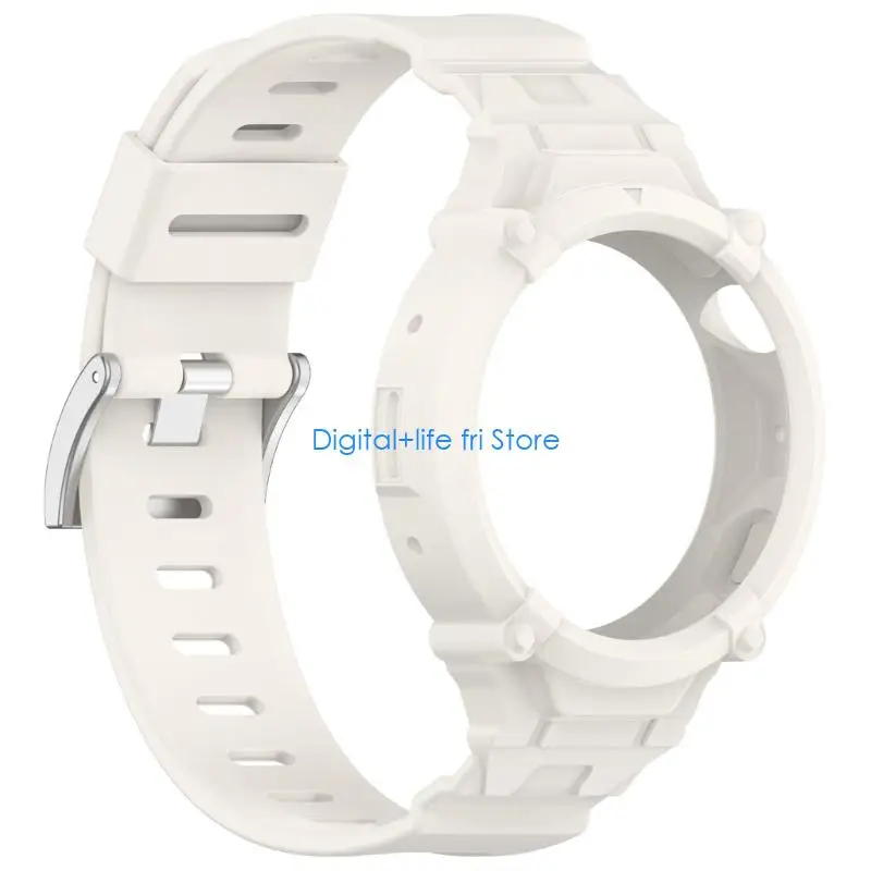 E06D Soft Silicone Watch Bands for Watch 5 Watch 3 Women and Man Sports Watch Bands Integrated Replacement